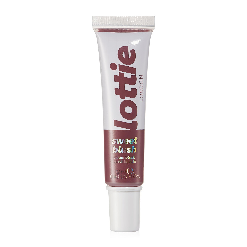Lottie London Sweet Blush in Mocha Mauve  Buildable  blendable and lightweight liquid blusher  seamless blending for a natural dewy finish