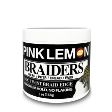 PINK LEMON Braiding Gel (5 oz) - Maximlis tarts, hmlsmentes, hosszan tart tarts, magas fny. Micro Inter Dread Faux Loc Twist Braid Edge-hez.