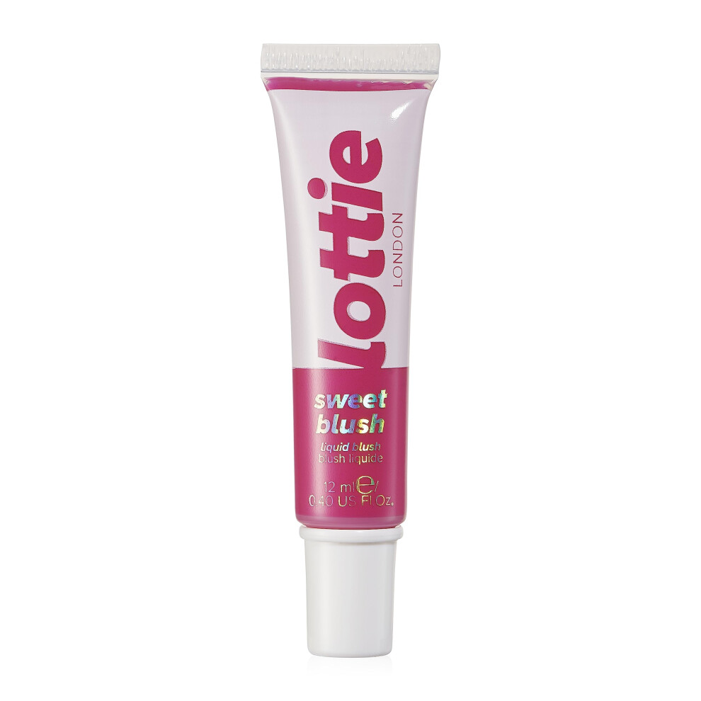 Lottie London Sweet Blush in Flushed Fuchsia  Buildable  blendable and lightweight liquid blusher  seamless blending for a natural dewy finish