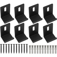Metal Mirror Clips Wide Channel Mirror Holder Clips Heavy Mirror for Frameless Mirror Clips Wall Mounting Hanger for Mirror Tile Picture Frame Mirror