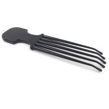 Coiffure Extensions CE Scalp Scratcher Scalp Massager Hair Pick Comb Pocket Size Comb - Relieves Itchy Scalp - Black Plastic One Count