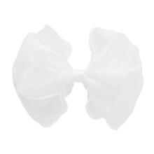 HAIRBOWS lnyok organza vgott szlu masnival, csoms ktssel kzpen egy klipszes hajcsat lnyoknak, tizenveseknek s noknek, 5 hvelykes masni fe