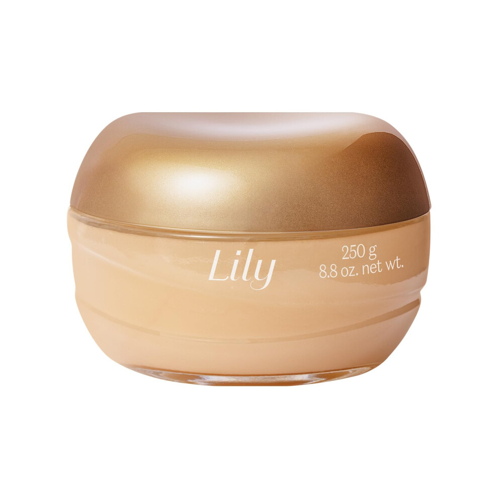 O Botic?Io Cream Lily Satin Velvet Body Luxurious Moisturizing With Adored Lily Fragrance 8.8 Ounce (250G)