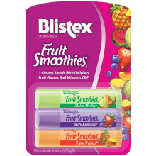 Blistex Fruit Smoothies Lip Moisturizers 3 Sticks 0.10 oz each