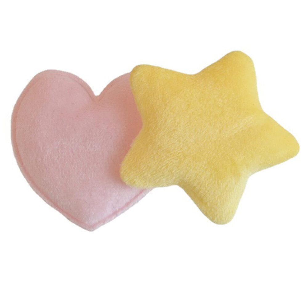 Kufptva Fermaglio Per Capelli A Forma Di Stella In Peluche Dolce Mini Cuore Stella Forcine Per Capelli Pinze Per Capelli Per Ragazze Donne Accessori Per Capelli Carino Copricapo-image