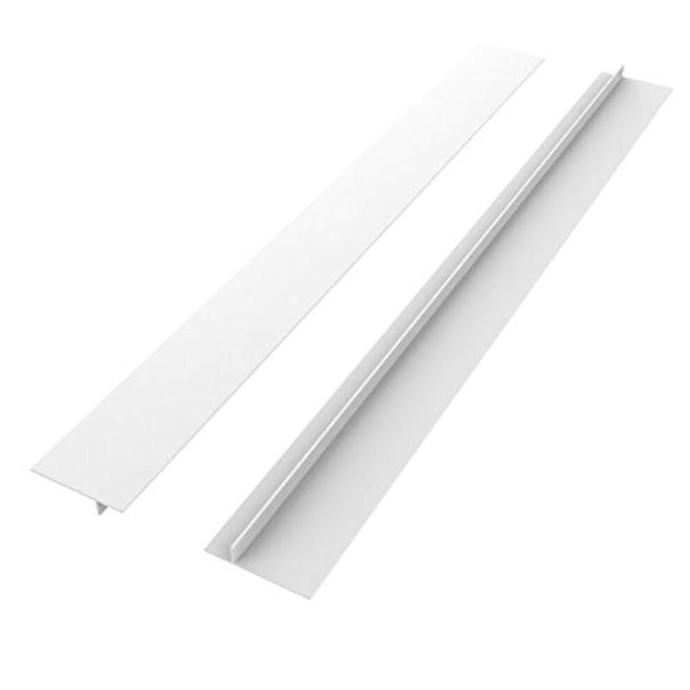 Silicone Kitchen Stove Counter Gap Cover Long & Wide Gap Filler (2 Pack) Seals Spills Between Counters Stovetops Washing Machines Oven Washer Dry 8011554737436