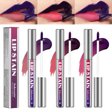 Tinte Labial Peel Off 3 Colores Lápiz Labial Desmontable Larga Duración Mate