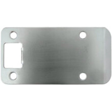 Okragla narozna przedluzona listwa dolotowa 2-1/4"""" x 4"" (dlugosc calkowita 4-1/2"") Satin Chrome firmy Stone Harbor Hardware