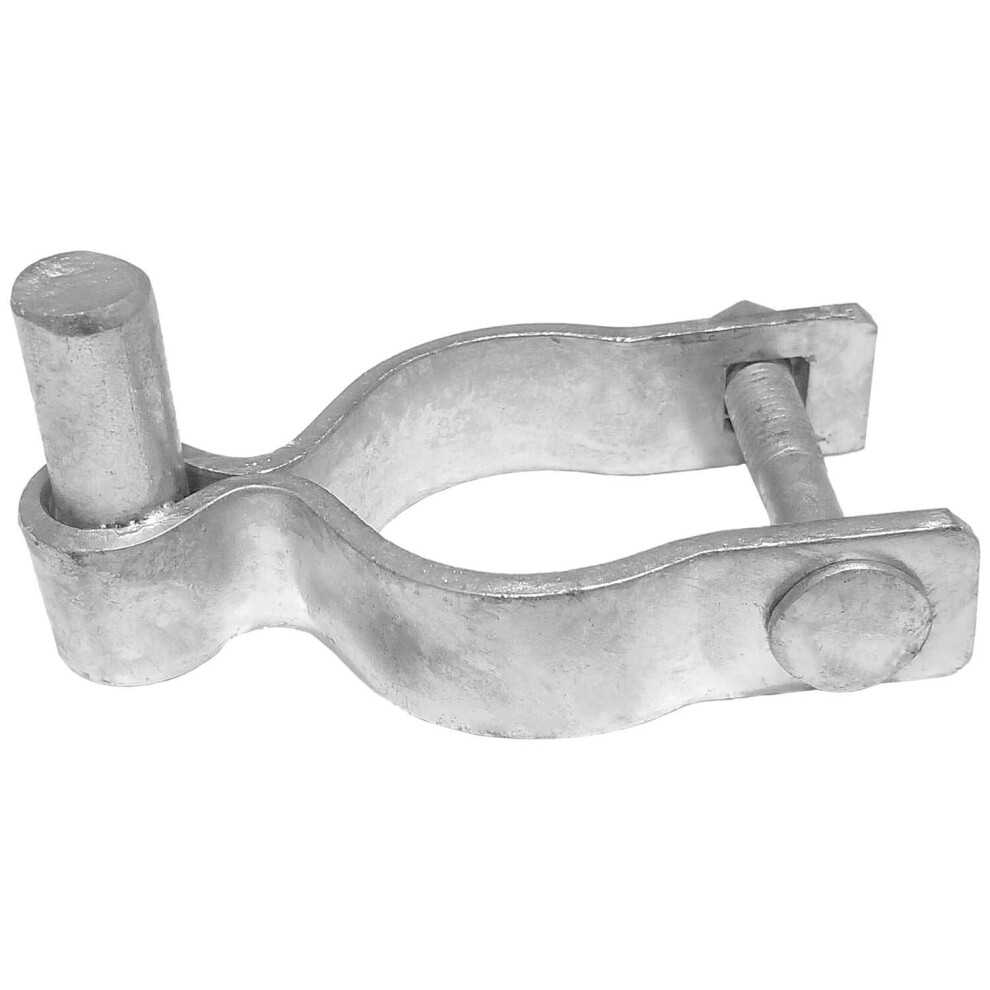 Jake Sales 1-5/8In Chain Link Fence Gate Post Hinge - Galvanized Nut/Bolt Included 840129212089