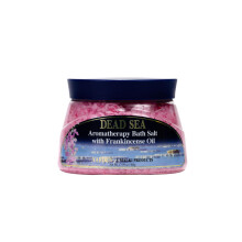 Malki Dead Sea Products Aromatherapy Frankincense Bath Salts - 500g | Soothing Bath Experience with Frankincense Oil | Stress Relief & Relaxation | De