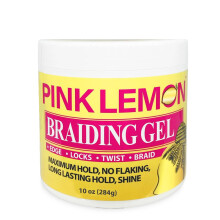 PINK LEMON Braiding Gel (10 oz) - Maximlis tarts, hmlsmentes, hosszan tart tarts magas fnye. Micro Inter Dread Faux Loc Twist Braid Edge-hez.