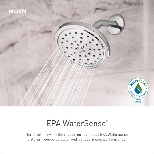 Moen Gibson Chrome Six-Function 4.5-Inch Spray Head with Eco Performance  6512EP 1
