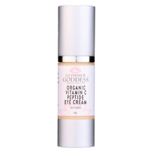 Glimmer Goddess Biologisch Peptide Oogserum met Vitamine C - Hydraterend en revitaliserend 1 oz