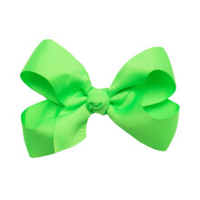 HAJRBOWS lnyok Grosgrain hajmasnija csoms tekercselssel, hajcsaton minden korosztlynak s hajtpusnak 5 hvelykes masni neonzld