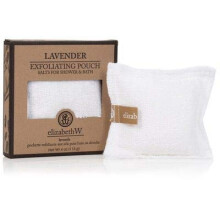 Bolsa de banho e banho esfoliante de lavanda com sais