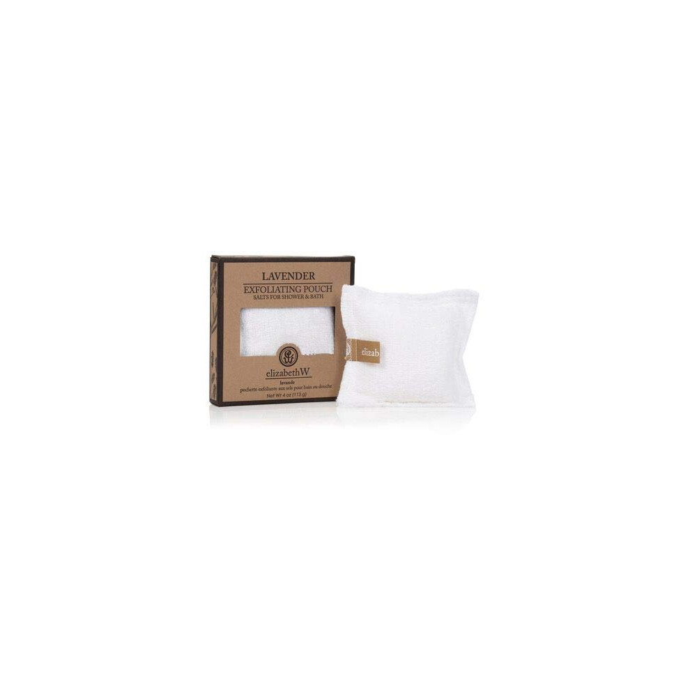 Lavender Exfoliating Bath and Shower Pouch with Salts