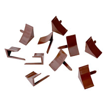 InstaTrim endeh?tter - 10 m?rkebrune 3/4"""" bred caulk-strimmel endeh?ttestykker - trim til hj?rner - kan males