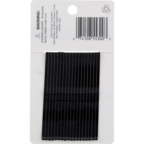 Conair Roller Pins Black 18 ea (3 db-os csomag) 1