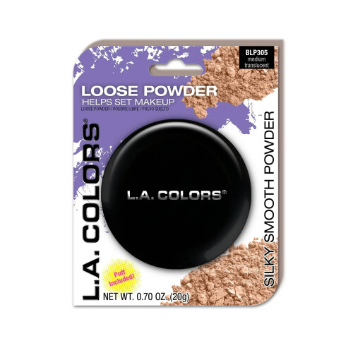 L.A. COLOURS Loose Powder (kardad) Medium Translucent CBLP305 1