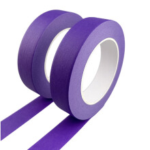 Zellykool lilla maskeringstape 1 tomme x 55 yards 2 ruller malertape til maling Hjemmekontor Skole papirvarer Kunst H?ndv?rk Dekoration