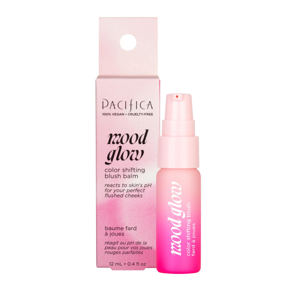 Pacifica Liquid Spray Blush Mood Glow PH Color Shifting Blush Balm  Makeup  Color Shifting Blush  Reacts to Skin pH  for Cheeks  Hydrating  Healthy Gl