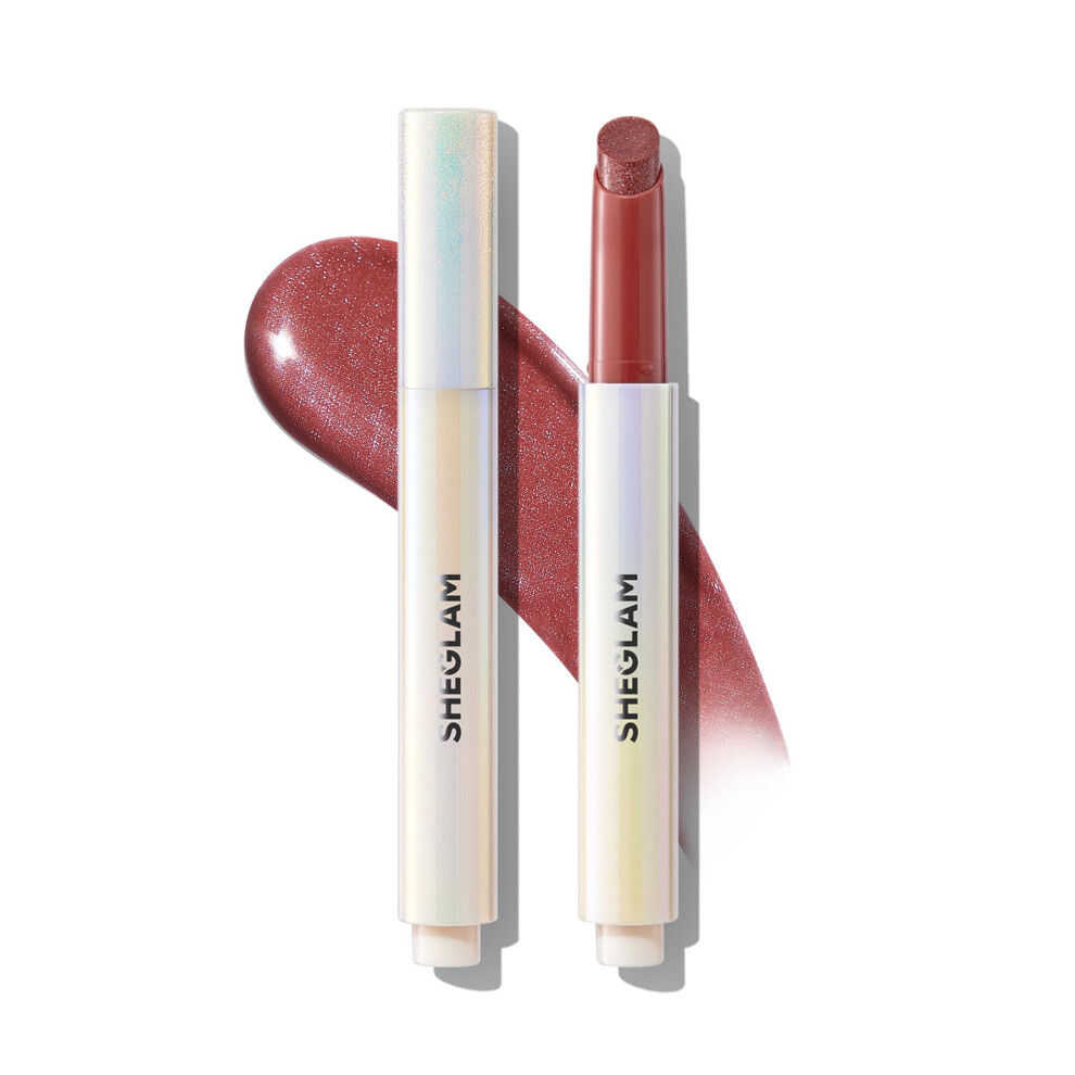 Sheglam Pout-Perfect Moisturizing Solid Lip Gloss Shimmer Lip Plumper - First Crush