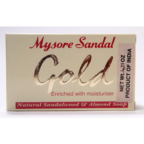 Mysore Sandal Gold Seife (125g) (3er-Pack) 1