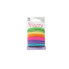 Bandes de cheveux neon elegantes epais 15pcs doux sans douleur sans dommage coiffure elastiques attaches 140 mm de longueur et 4 mm de largeur fo