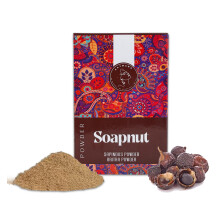 Polvere di sapone aatmana | Reetha | Polvere di aritha per cura dei capelli naturali | Condizionatore di pulizia dei capelli ayurvedici | per uomini