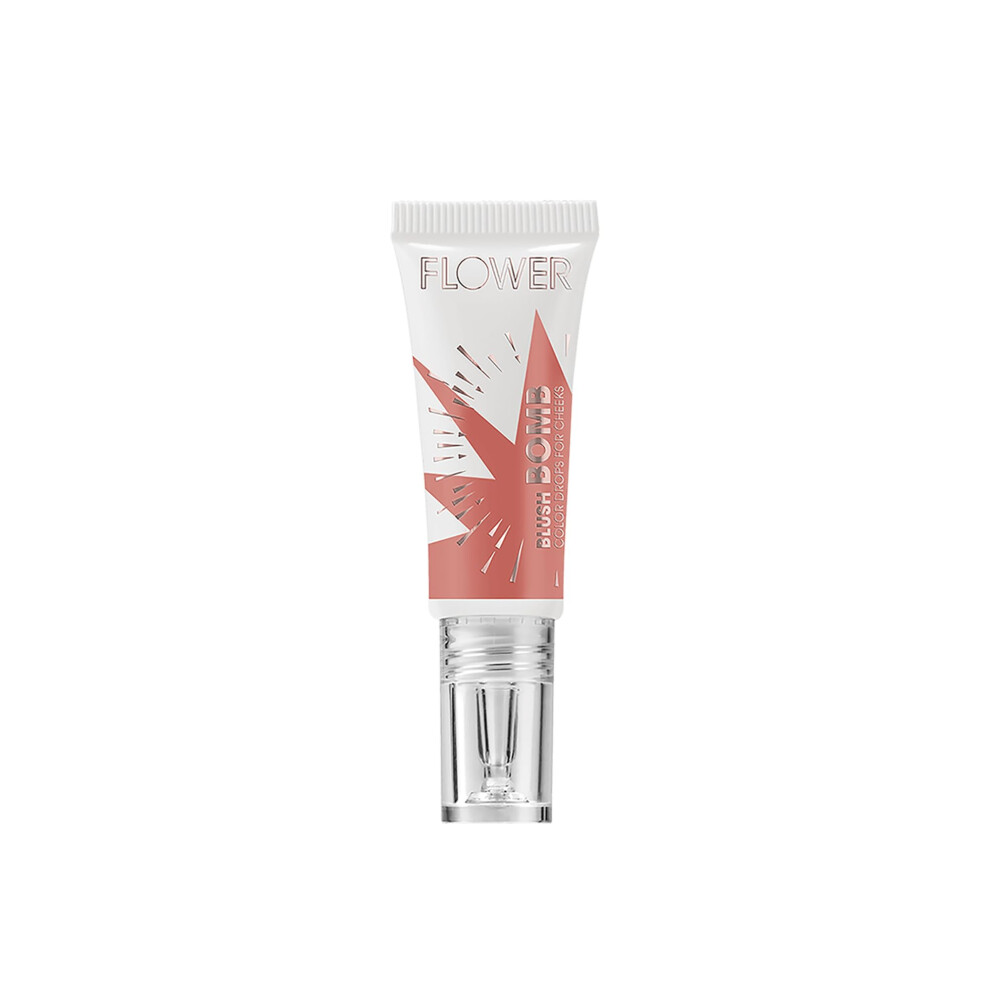 Flower Beauty Cream By Drew Barrymore Liquid Blush Makeup Bomb Color Drops -Silky Lightweight Formula + Gel Blush For Cheeks - Radiant + Glossy Finish