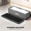 Homcom (Grey) HOMCOM Storage Ottoman with Lid, 112cm Bench Chest Box 7