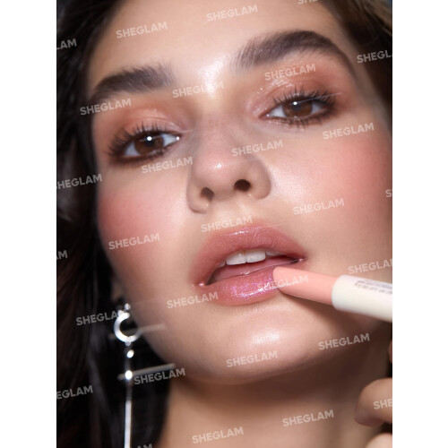 SHEGLAM Pout-Perfect Moisturizing Solid Lip Gloss Shimmer Lip Plumper - Sugar Crystal 1
