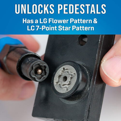 SSK-75 Jonard Tools Slam Lock Star Key for LC & LG Patterns 1