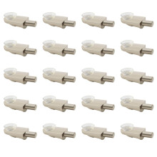 SAYAYO Glashyldepinde Sm? 5MM hyldestifter til tr?hylde Spejlclips Metalhyldeclips Hyldest?ttepl?kker til skabshylder Boghylde Vinkelbeslag Monte