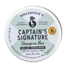 MACKENZIE'S Captain's Signature Shampoo Bar - Gaver til fiskere - Gaver til m?nd - Dyb reng?ring - Rejsevenlig - 3,5 OZ
