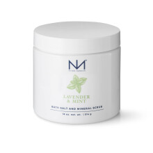 Niven Morgan Lavender Mint Dead Sea & Epsom Soak Sali da bagno e scrub minerale da spa 18 oz.