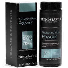 TRENDSTARTER - DICKENDE FASERPOWDER (40g) - Natürliche Matte Finish Haarstyling-Pulver für Alle Haarfarben