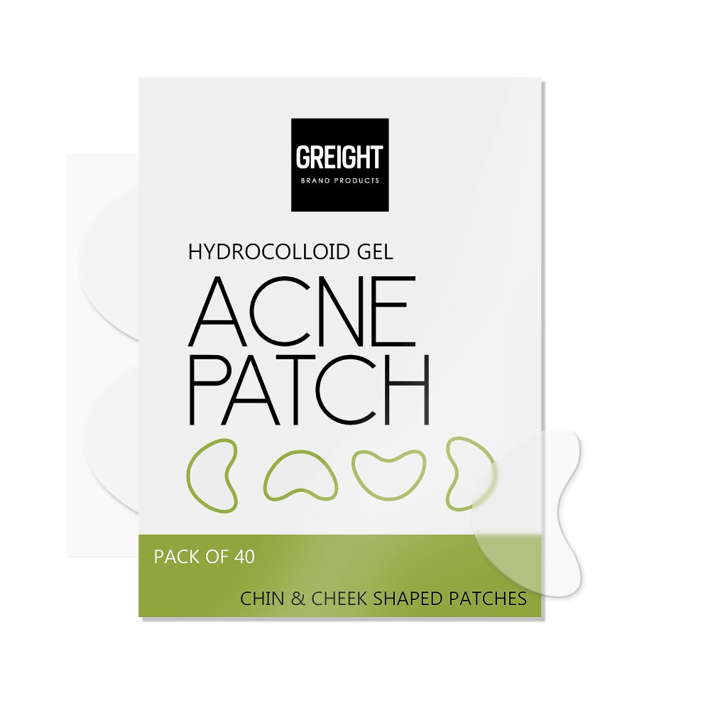 Greight Brand Produc Greight Brand Products Pimple Patches For Face - (40 Count) Acne Patches Hydrocolloid For Covering Zits And Blemishes Zits And Breakouts With - Vegan