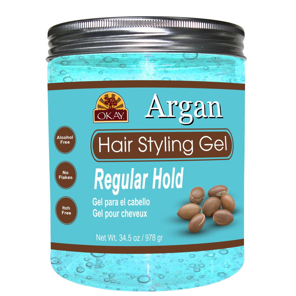 OKAY-ARGAN Zel Do Stylizacji WlosΣW Regularne Utrwalenie. 34,5 Uncji-image