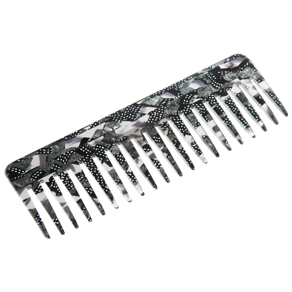?. ????S?? France Luxe Wide Tooth Styling Comb Festival Black