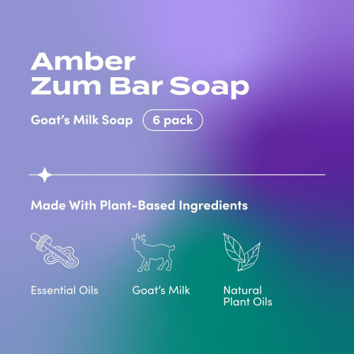 Zum Bar Geitenmelkzeep - Amber - 3 oz (3-pack) 1