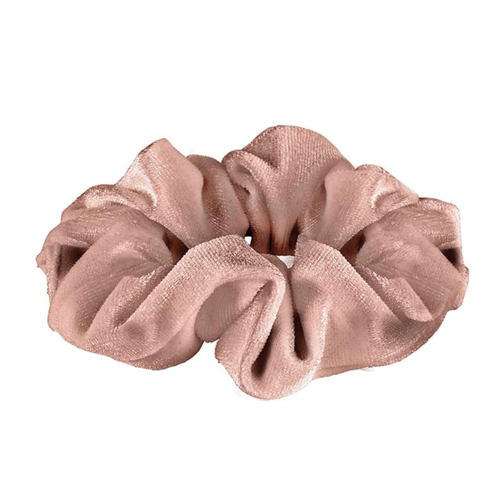 Chouchou Bella anti-n  uds, accessoire d  coratif pour panier-cadeau ou bas de No  l, grand format, velours rose blush