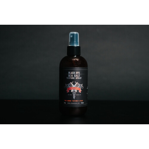 Corpsman's BLACK OPS ZEEZOUT TEXTUUR SPRAY | Gemiddelde hold | Matte afwerking | 8 ons 1