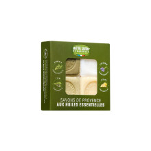 MAITRE SAVON DE MARSEILLE Gift Set with 4 Provence Soaps 400g (14.1 oz)