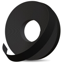 Edge Supply Black Melamine 13/16 inch X 25 ft roll of Black Edge Banding - Pre-glued Flexible Edging - Easy Application Iron-On Edging for Cabinet Re