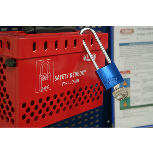 Abus Lockout Padlock  KD  Blue  1/4 In. Dia. 1
