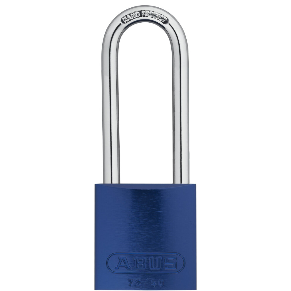 Lockout Padlock  KD  Blue  1/4 In. Dia.