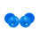 G.B.S Shampoo hovedbundsmassageb?rstepakke med 4 bl? 1