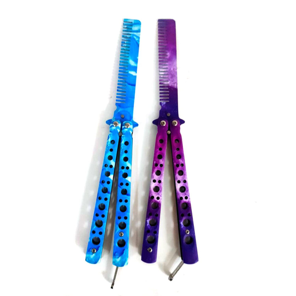 Wanlian Sch Ner Kamm, Sch Ner Kamm, Edelstahl, Faltbarer Bungsk Mme, Haarstyling-Werkzeuge F R Den Sport Im Freien (Nr. 1)-image