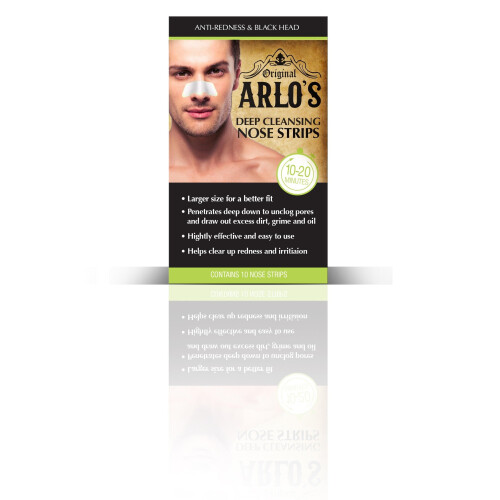 Arlo's Mens Deep Cleansing Nose Strips 10-Count